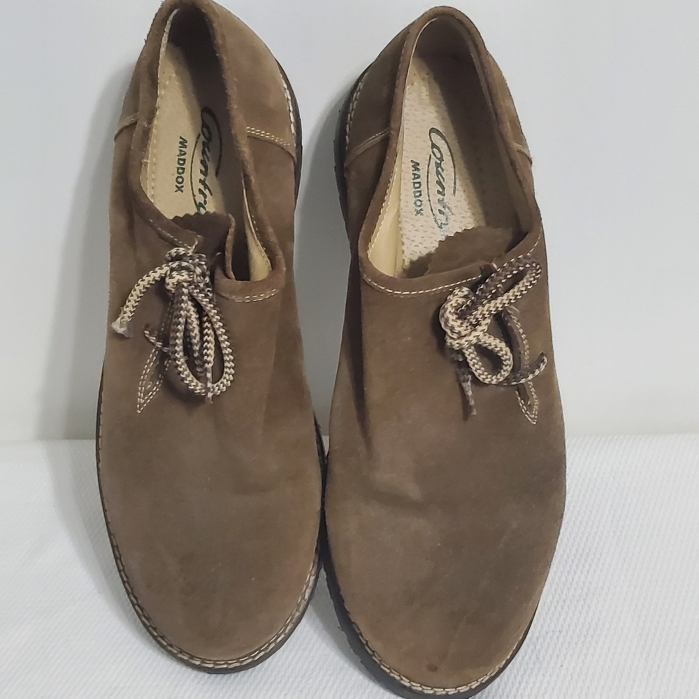 Country Maddox Classic Side Lace Haferl Oxford Style Shoe Suede Upper EU46 - Picture 3 of 10